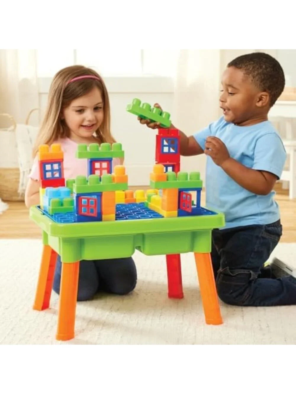 Little Builders Activity Table for Kids - Fun Learning Playset & Creative Toys